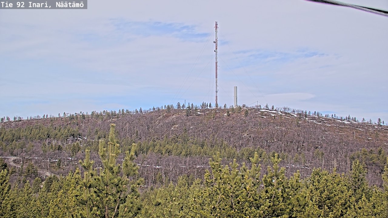 Kelikamerat Kuva Tie 92 Inari, Näätämö, Inari, Lappi