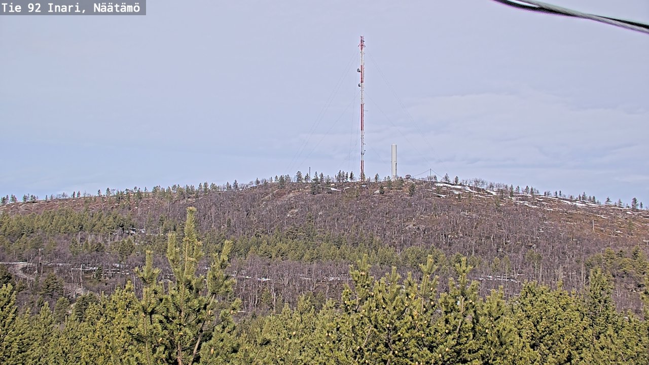 Kelikamerat Kuva Tie 92 Inari, Näätämö, Inari, Lappi