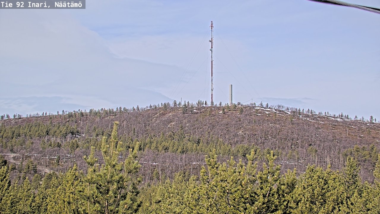 Kelikamerat Kuva Tie 92 Inari, Näätämö, Inari, Lappi