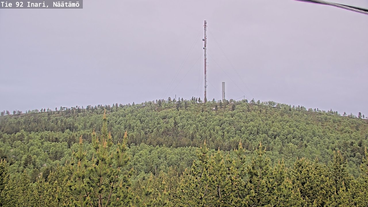 Kelikamerat Kuva Tie 92 Inari, Näätämö, Inari, Lappi