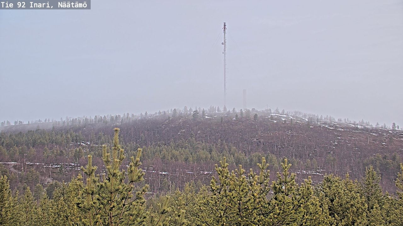 Kelikamerat Kuva Tie 92 Inari, Näätämö, Inari, Lappi