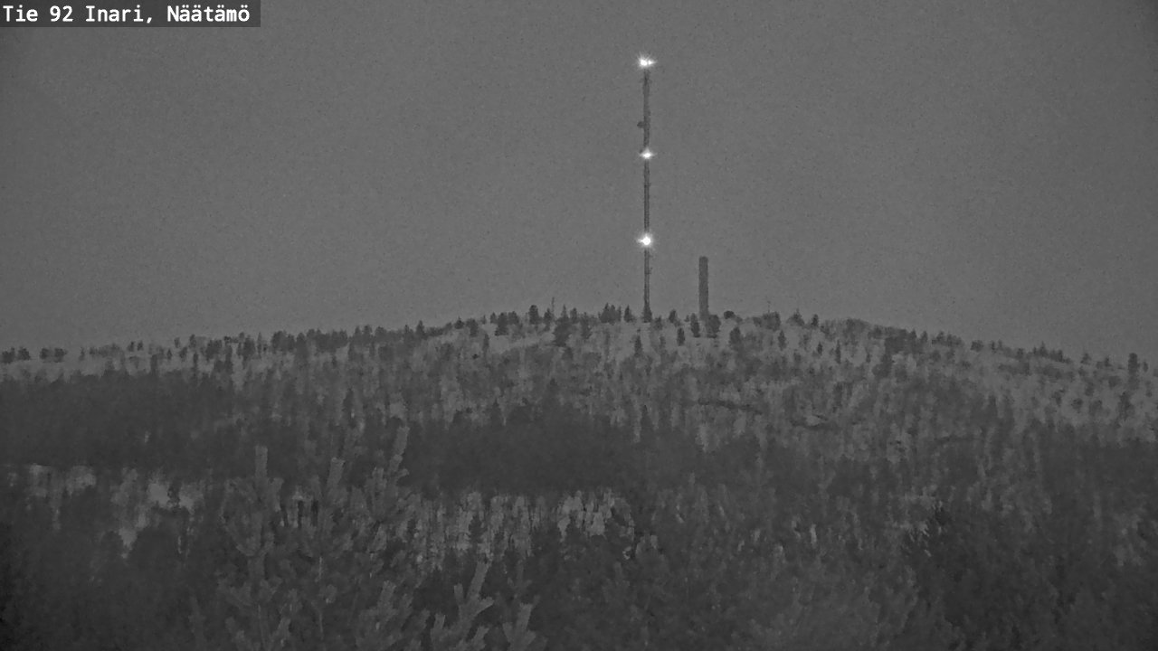 Kelikamerat Kuva Tie 92 Inari, Näätämö, Inari, Lappi