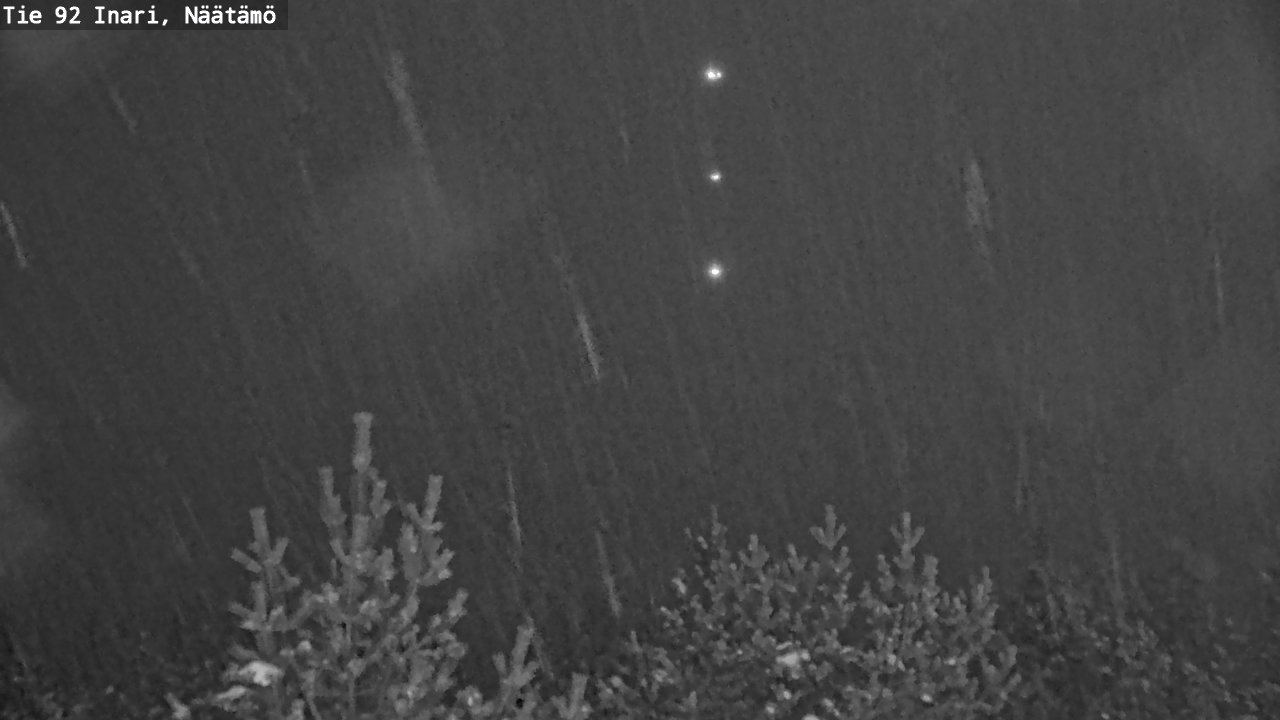 Weather Camera Image Väg 92 Enare, Näätämö, Inari, Lappi