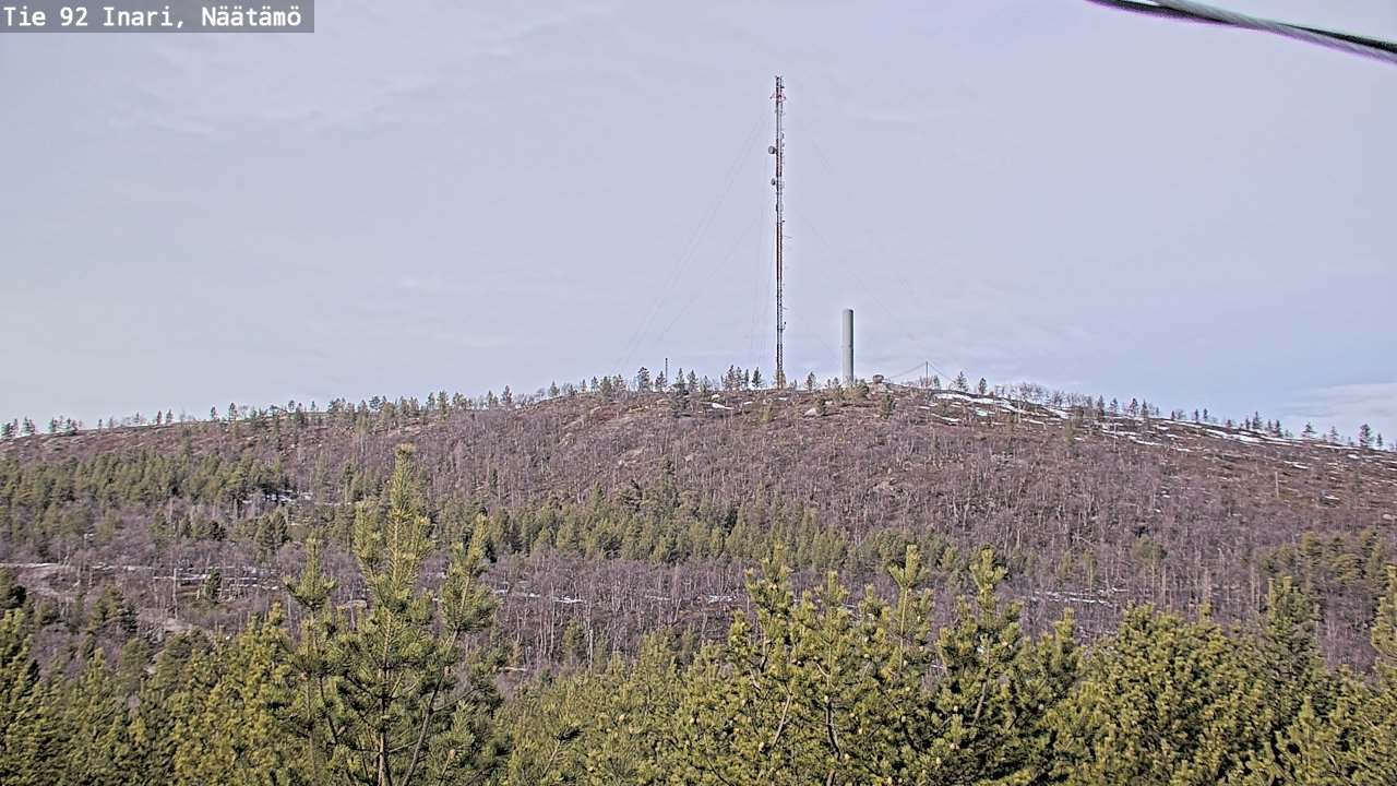 Kelikamerat Kuva Tie 92 Inari, Näätämö, Inari, Lappi
