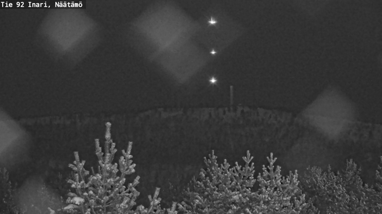 Weather Camera Image Road 92 Inari, Näätämö, Inari, Lappi