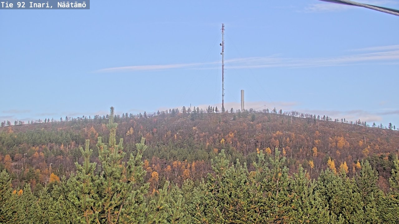 Kelikamerat Kuva Tie 92 Inari, Näätämö, Inari, Lappi