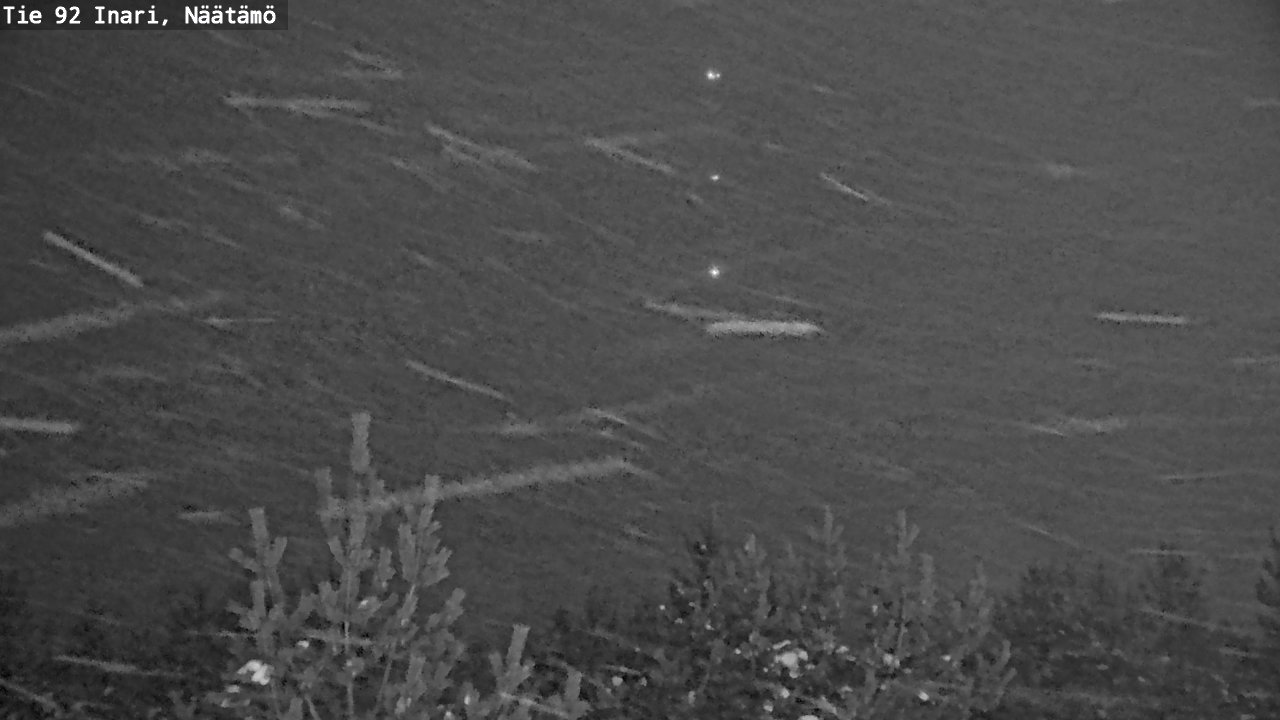 Weather Camera Image Väg 92 Enare, Näätämö, Inari, Lappi