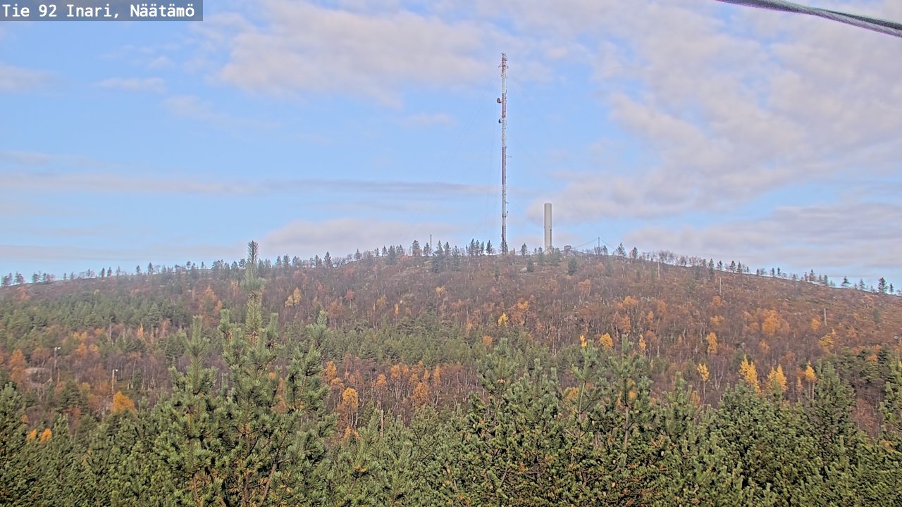 Kelikamerat Kuva Tie 92 Inari, Näätämö, Inari, Lappi