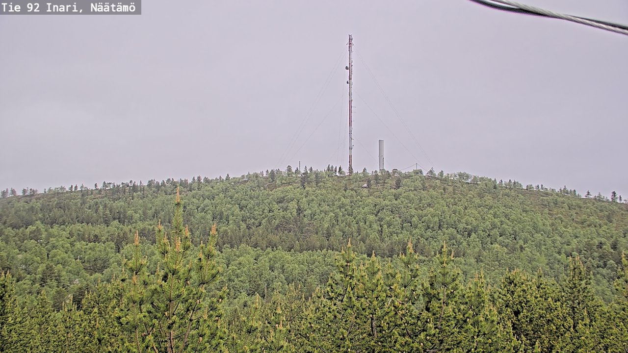 Kelikamerat Kuva Tie 92 Inari, Näätämö, Inari, Lappi