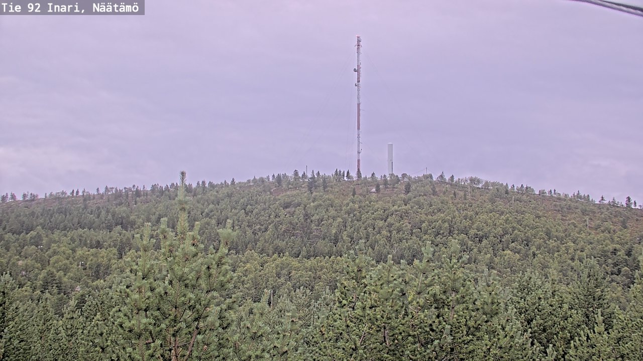 Weather Camera Image Road 92 Inari, Näätämö, Inari, Lappi