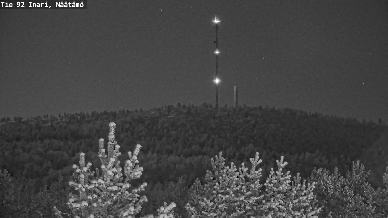 Kelikamerat Kuva Tie 92 Inari, Näätämö, Inari, Lappi