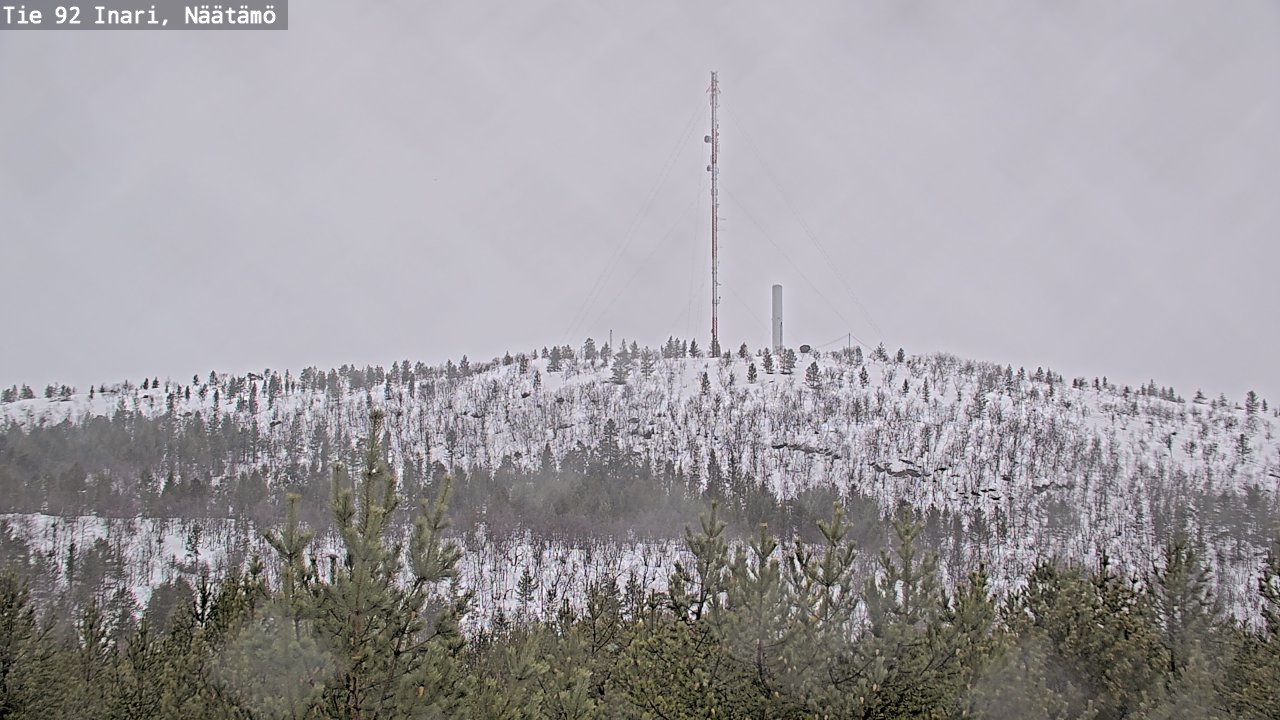 Weather Camera Image Road 92 Inari, Näätämö, Inari, Lappi