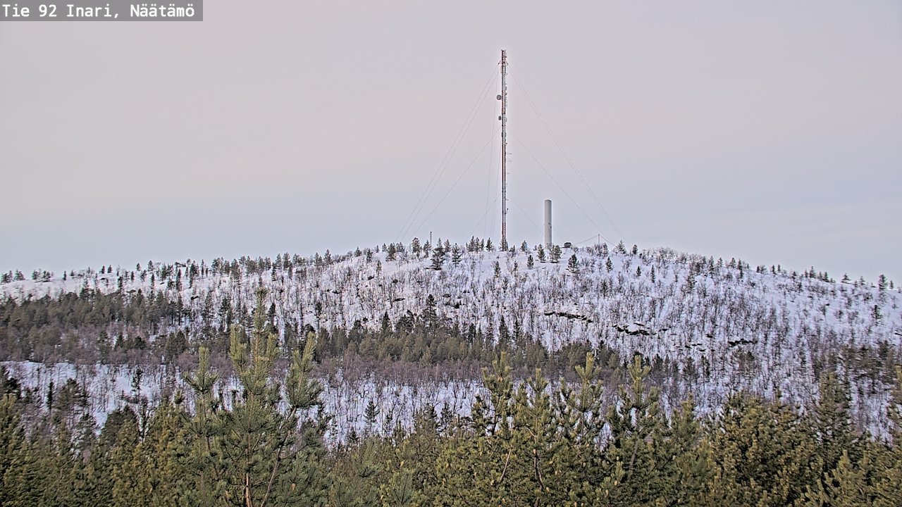 Kelikamerat Kuva Tie 92 Inari, Näätämö, Inari, Lappi