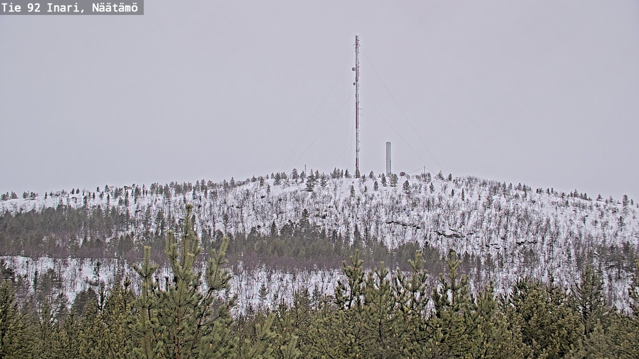 Kelikamerat Kuva Tie 92 Inari, Näätämö, Inari, Lappi