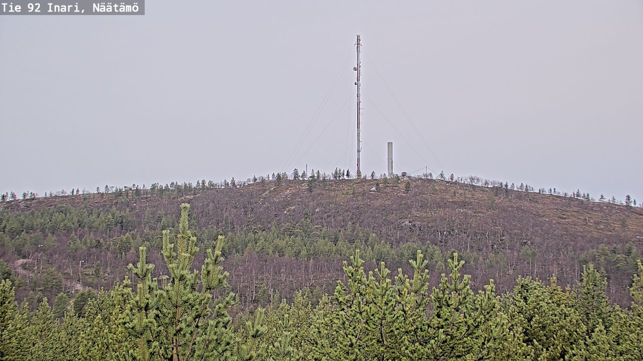 Kelikamerat Kuva Tie 92 Inari, Näätämö, Inari, Lappi