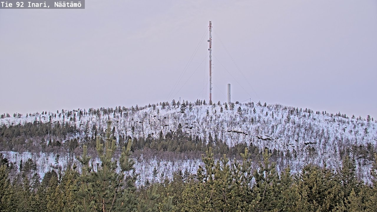 Kelikamerat Kuva Tie 92 Inari, Näätämö, Inari, Lappi