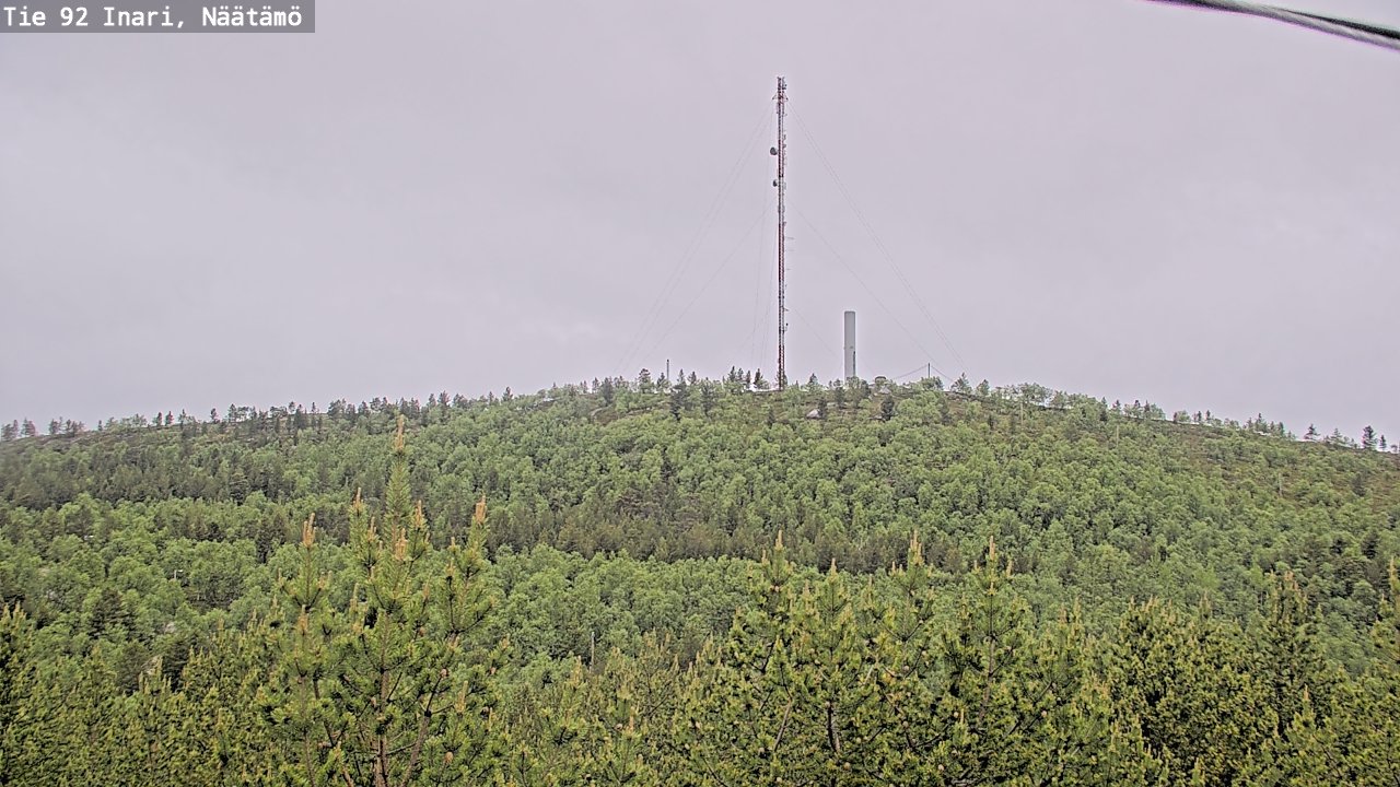 Weather Camera Image Road 92 Inari, Näätämö, Inari, Lappi