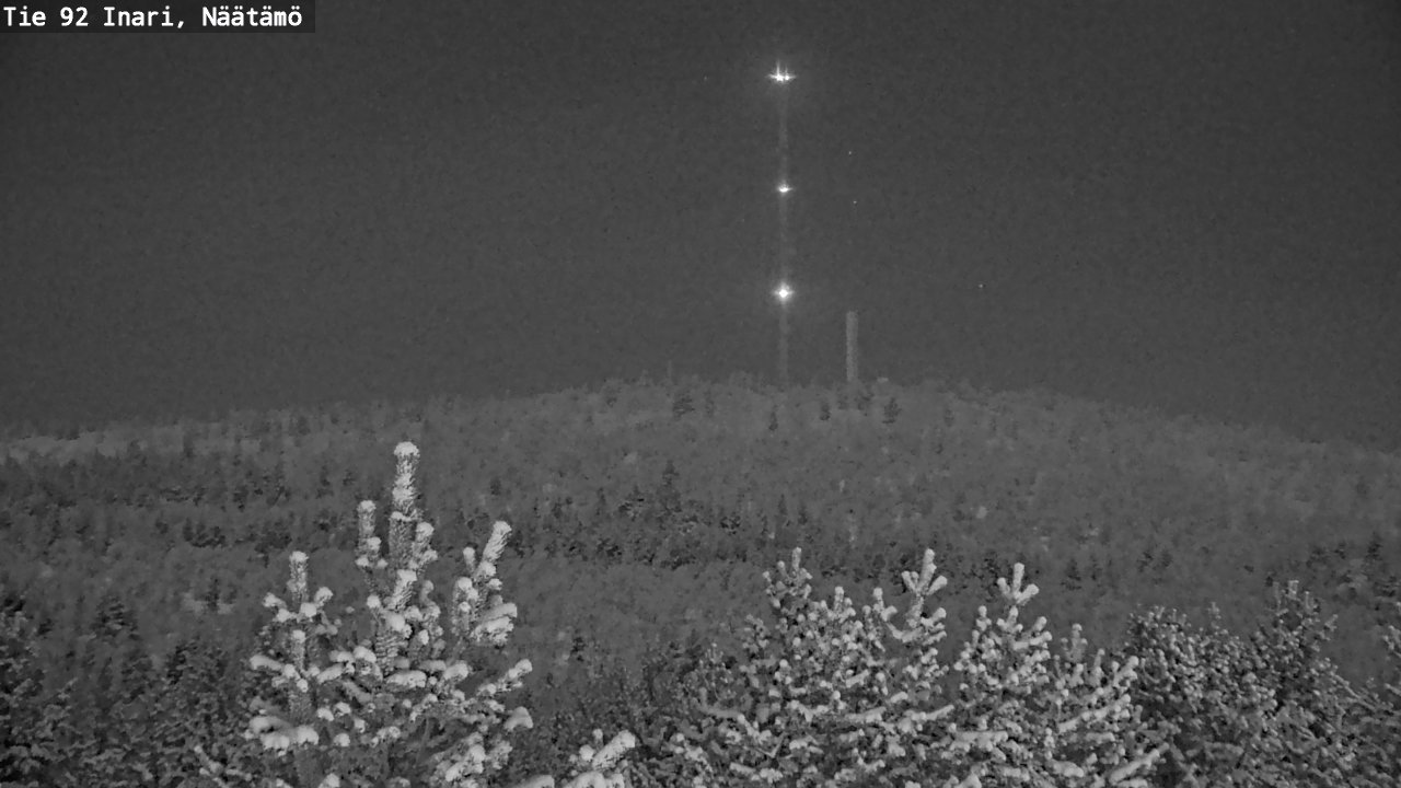 Kelikamerat Kuva Tie 92 Inari, Näätämö, Inari, Lappi