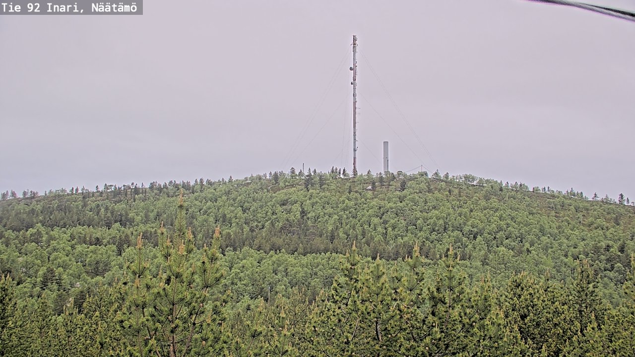 Kelikamerat Kuva Tie 92 Inari, Näätämö, Inari, Lappi