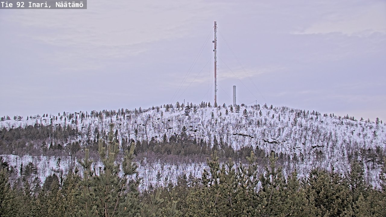 Kelikamerat Kuva Tie 92 Inari, Näätämö, Inari, Lappi