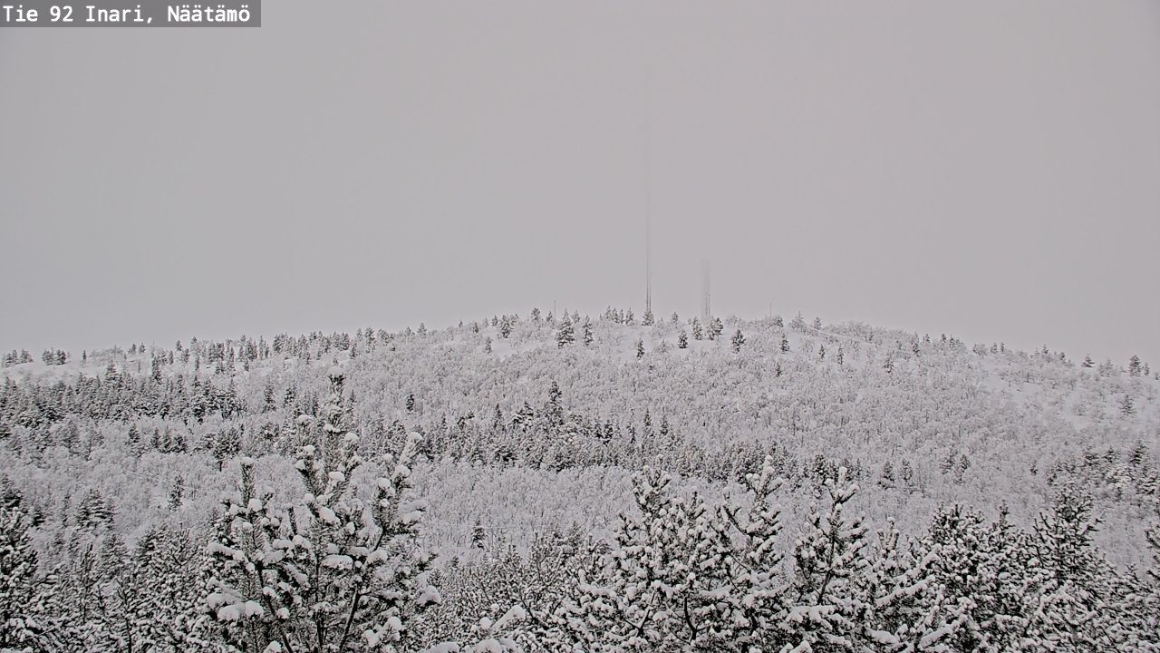 Kelikamerat Kuva Tie 92 Inari, Näätämö, Inari, Lappi