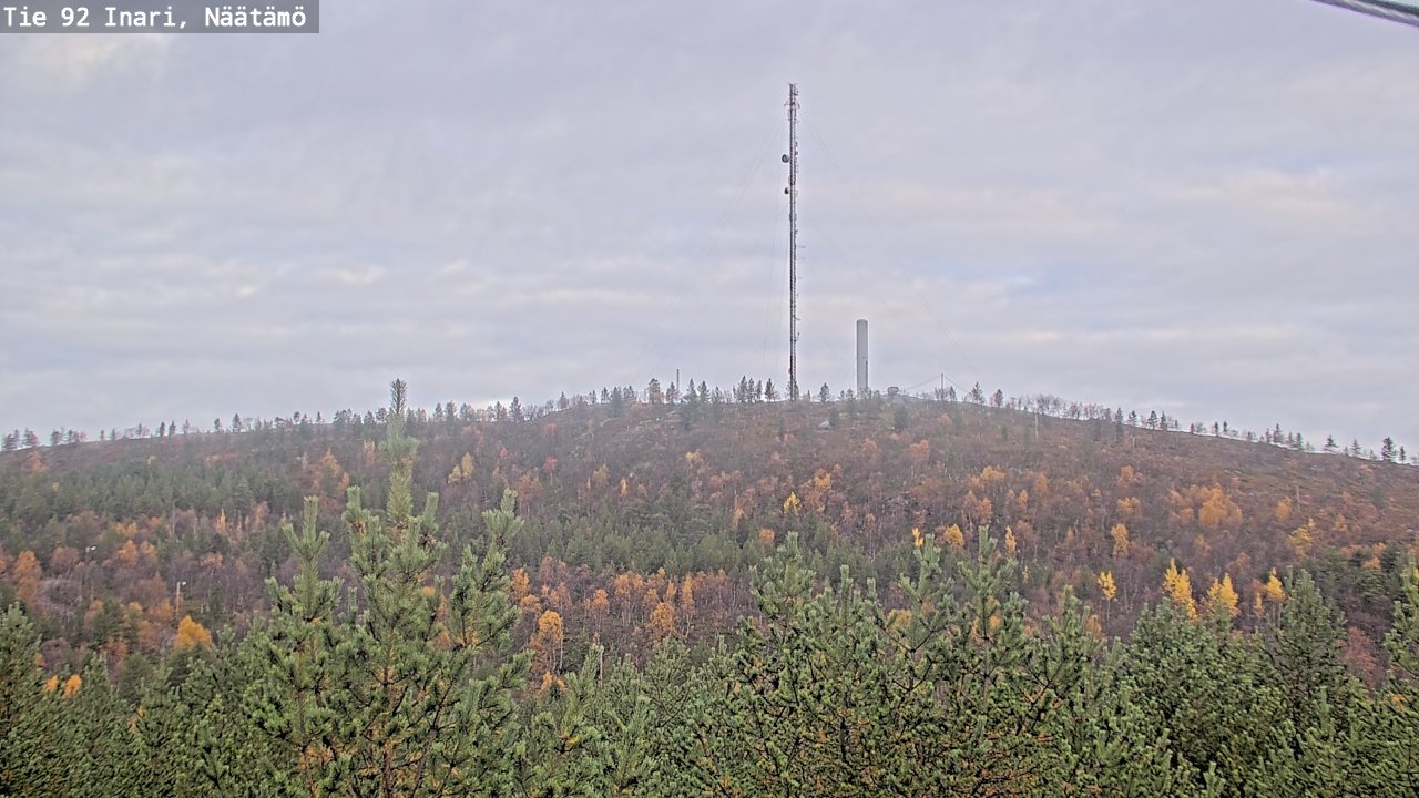 Kelikamerat Kuva Tie 92 Inari, Näätämö, Inari, Lappi