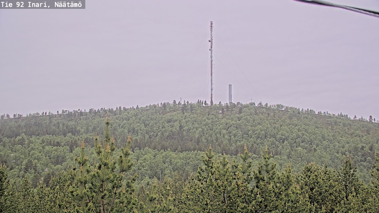 Kelikamerat Kuva Tie 92 Inari, Näätämö, Inari, Lappi