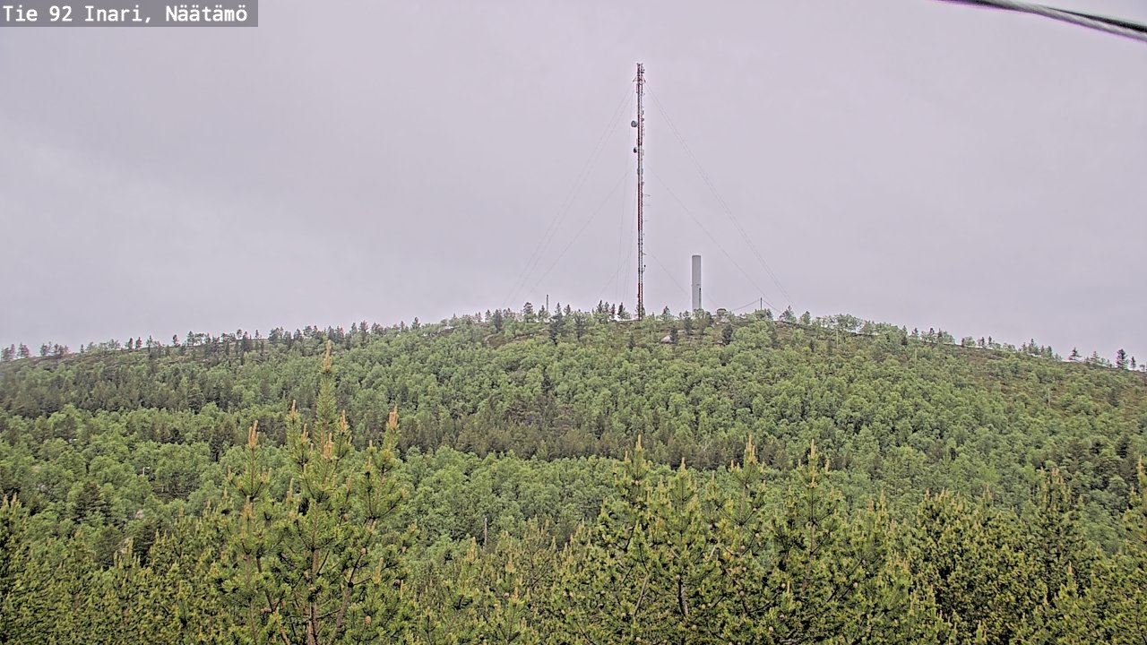 Weather Camera Image Road 92 Inari, Näätämö, Inari, Lappi