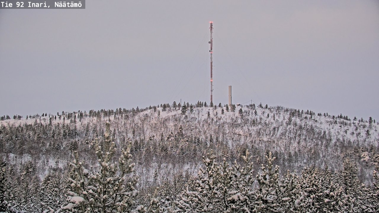 Weather Camera Image Road 92 Inari, Näätämö, Inari, Lappi