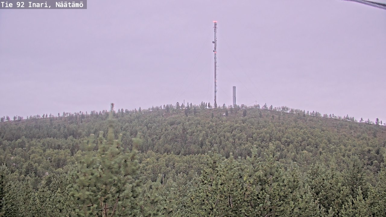 Kelikamerat Kuva Tie 92 Inari, Näätämö, Inari, Lappi