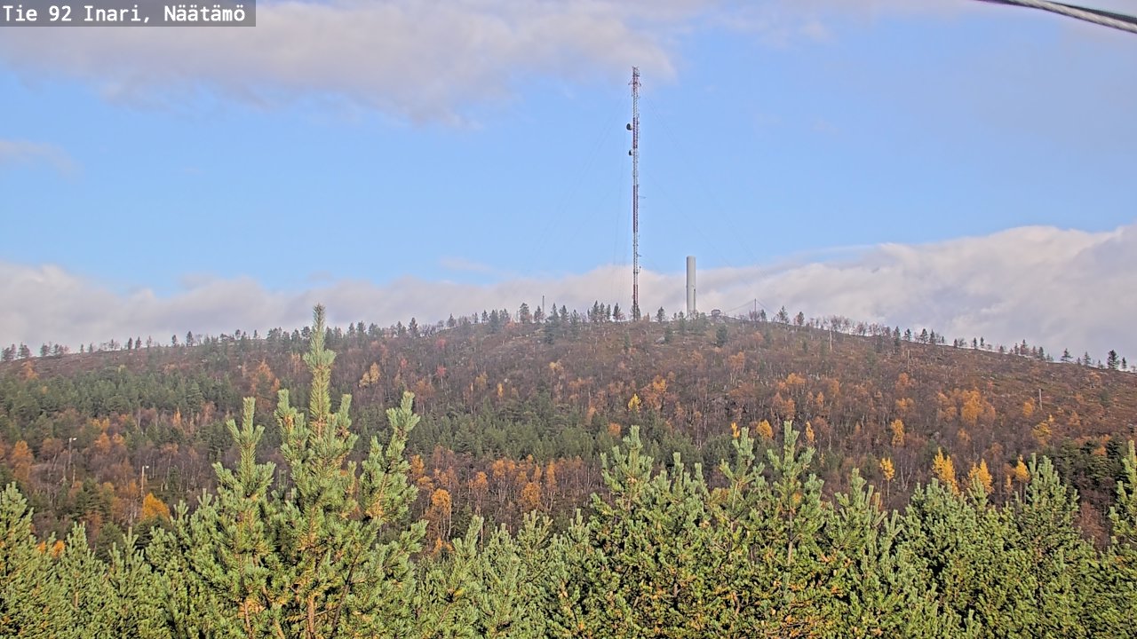 Kelikamerat Kuva Tie 92 Inari, Näätämö, Inari, Lappi