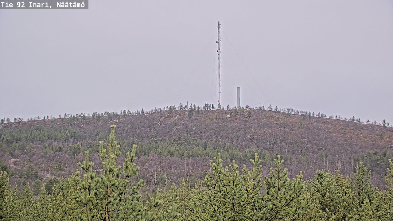 Kelikamerat Kuva Tie 92 Inari, Näätämö, Inari, Lappi