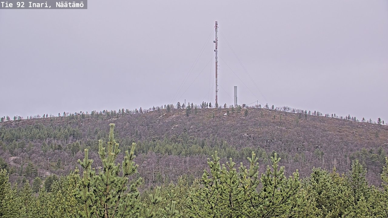 Kelikamerat Kuva Tie 92 Inari, Näätämö, Inari, Lappi