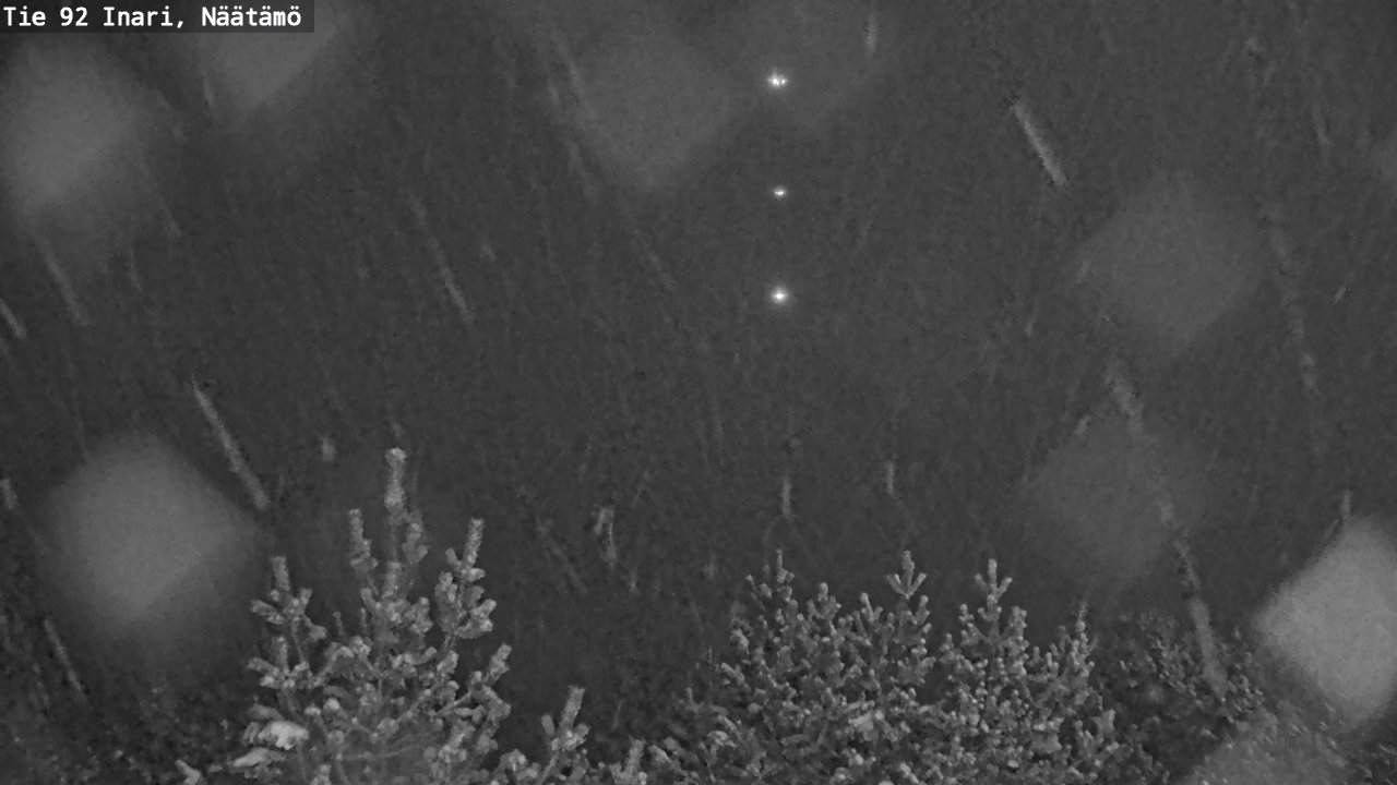 Weather Camera Image Road 92 Inari, Näätämö, Inari, Lappi