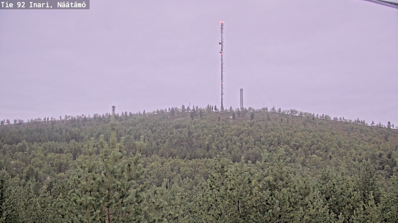 Kelikamerat Kuva Tie 92 Inari, Näätämö, Inari, Lappi