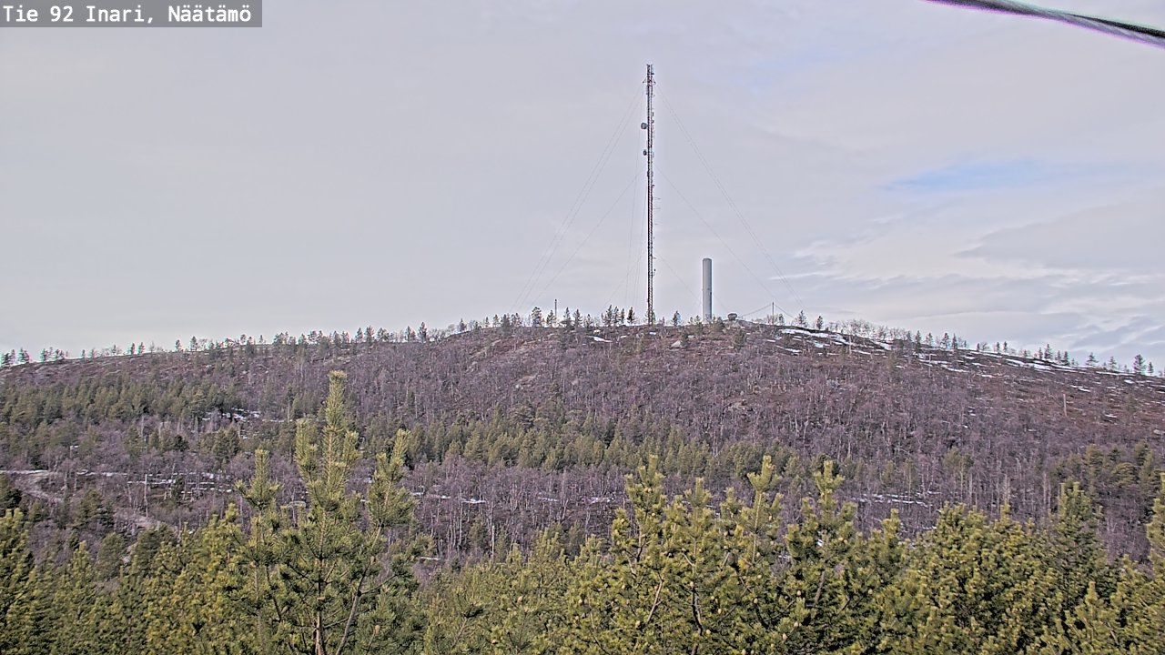 Kelikamerat Kuva Tie 92 Inari, Näätämö, Inari, Lappi