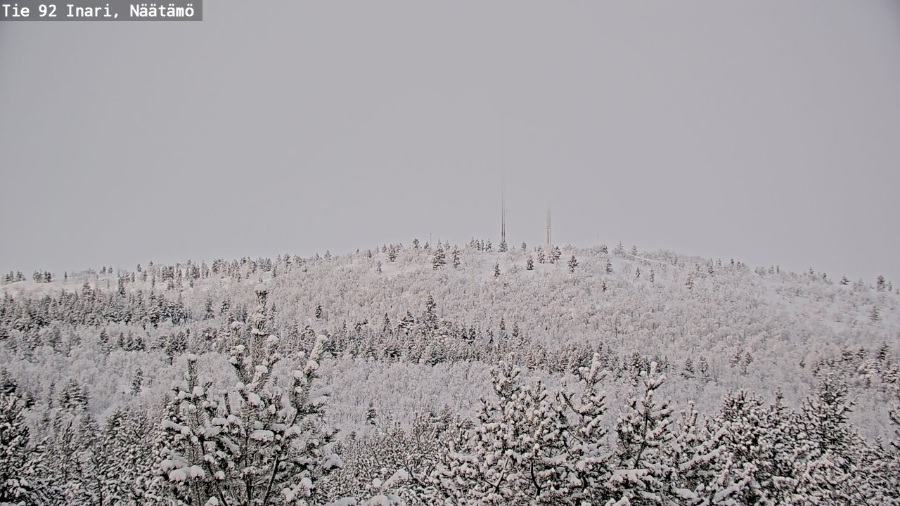 Kelikamerat Kuva Tie 92 Inari, Näätämö, Inari, Lappi