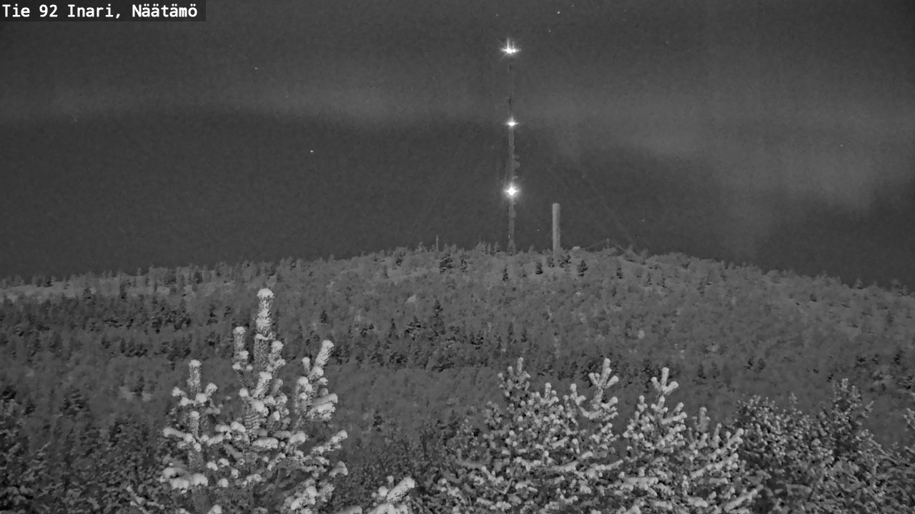 Kelikamerat Kuva Tie 92 Inari, Näätämö, Inari, Lappi