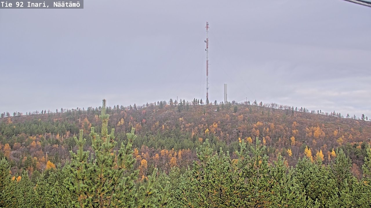 Kelikamerat Kuva Tie 92 Inari, Näätämö, Inari, Lappi