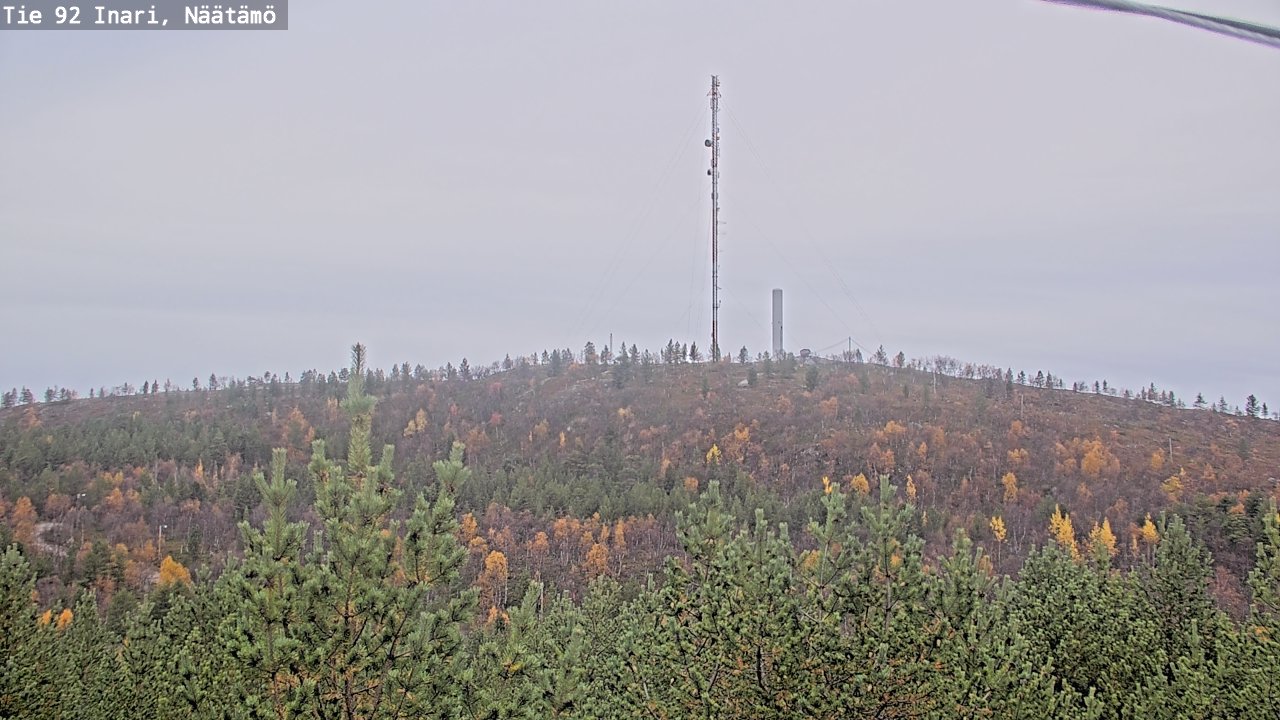 Kelikamerat Kuva Tie 92 Inari, Näätämö, Inari, Lappi