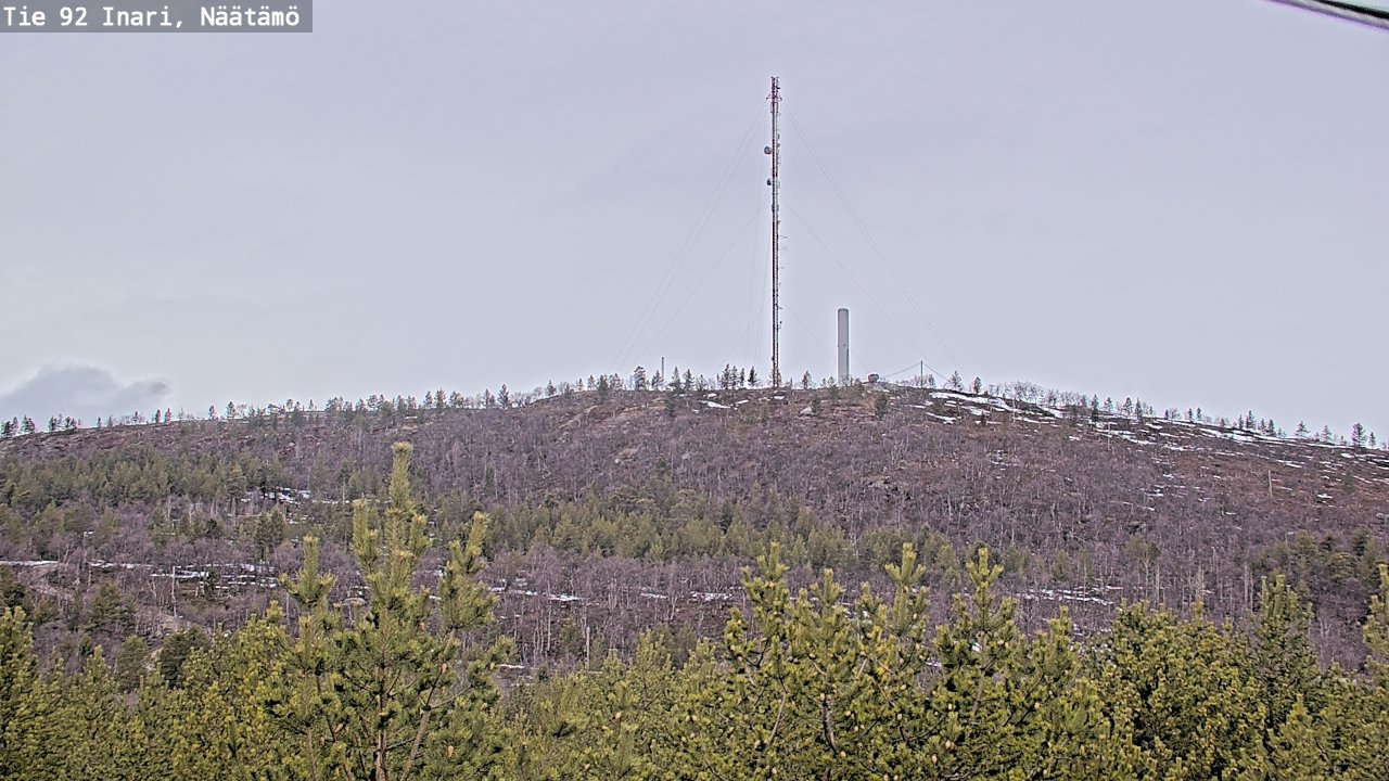 Kelikamerat Kuva Tie 92 Inari, Näätämö, Inari, Lappi