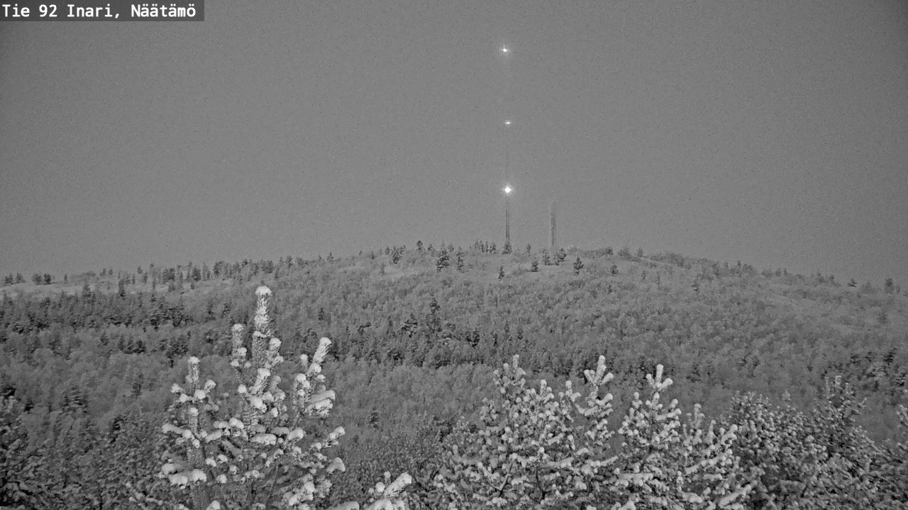Kelikamerat Kuva Tie 92 Inari, Näätämö, Inari, Lappi