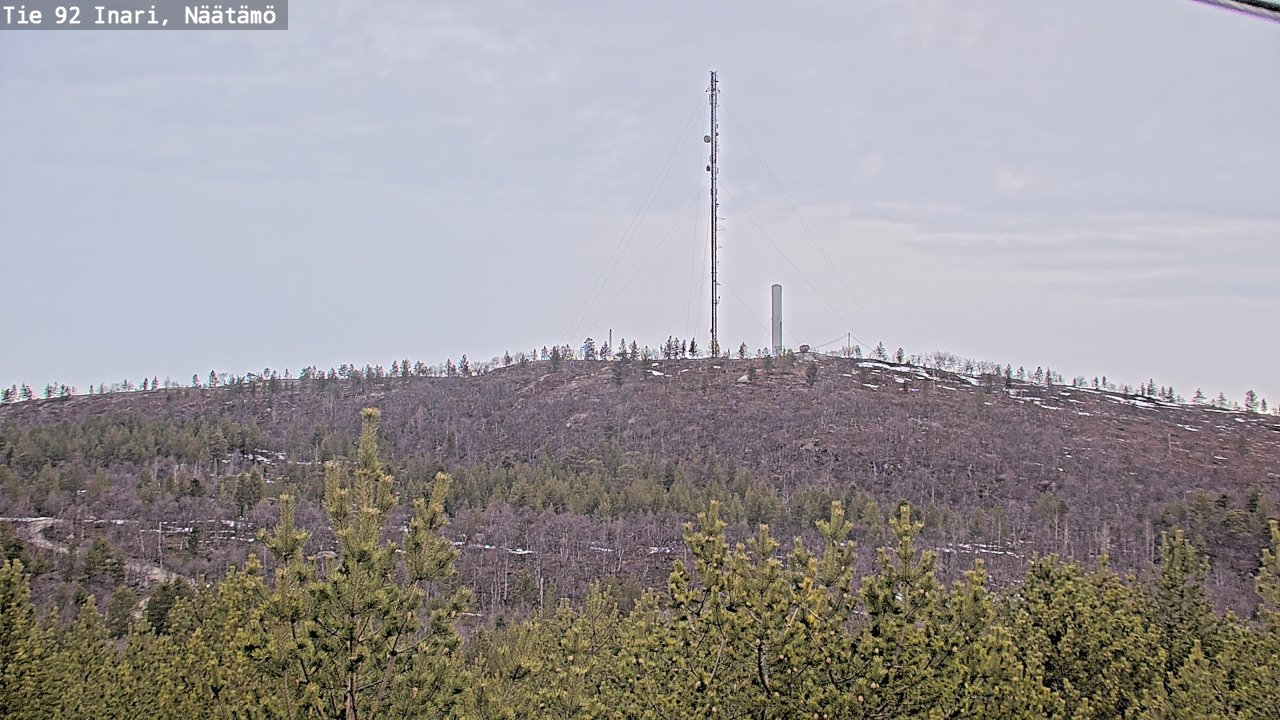 Weather Camera Image Road 92 Inari, Näätämö, Inari, Lappi
