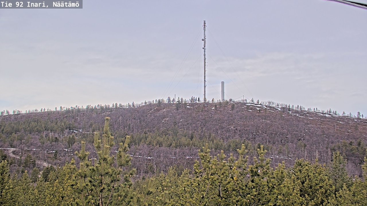 Kelikamerat Kuva Tie 92 Inari, Näätämö, Inari, Lappi