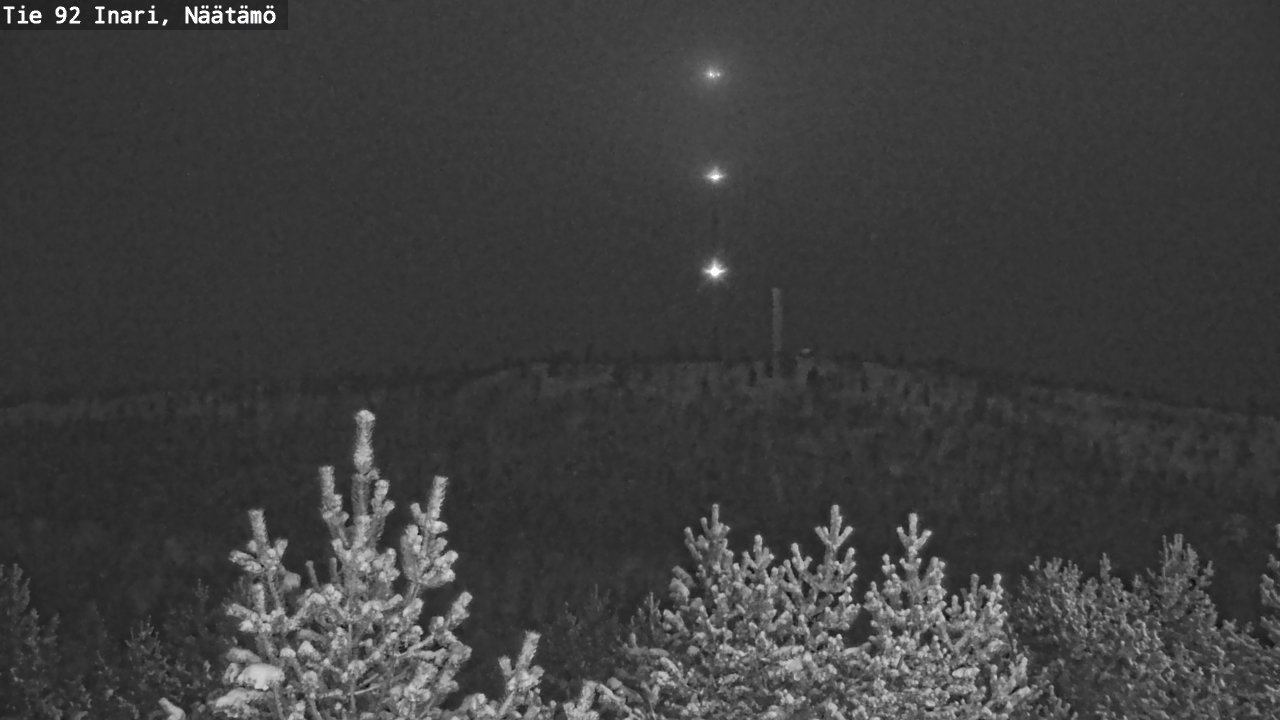 Weather Camera Image Road 92 Inari, Näätämö, Inari, Lappi