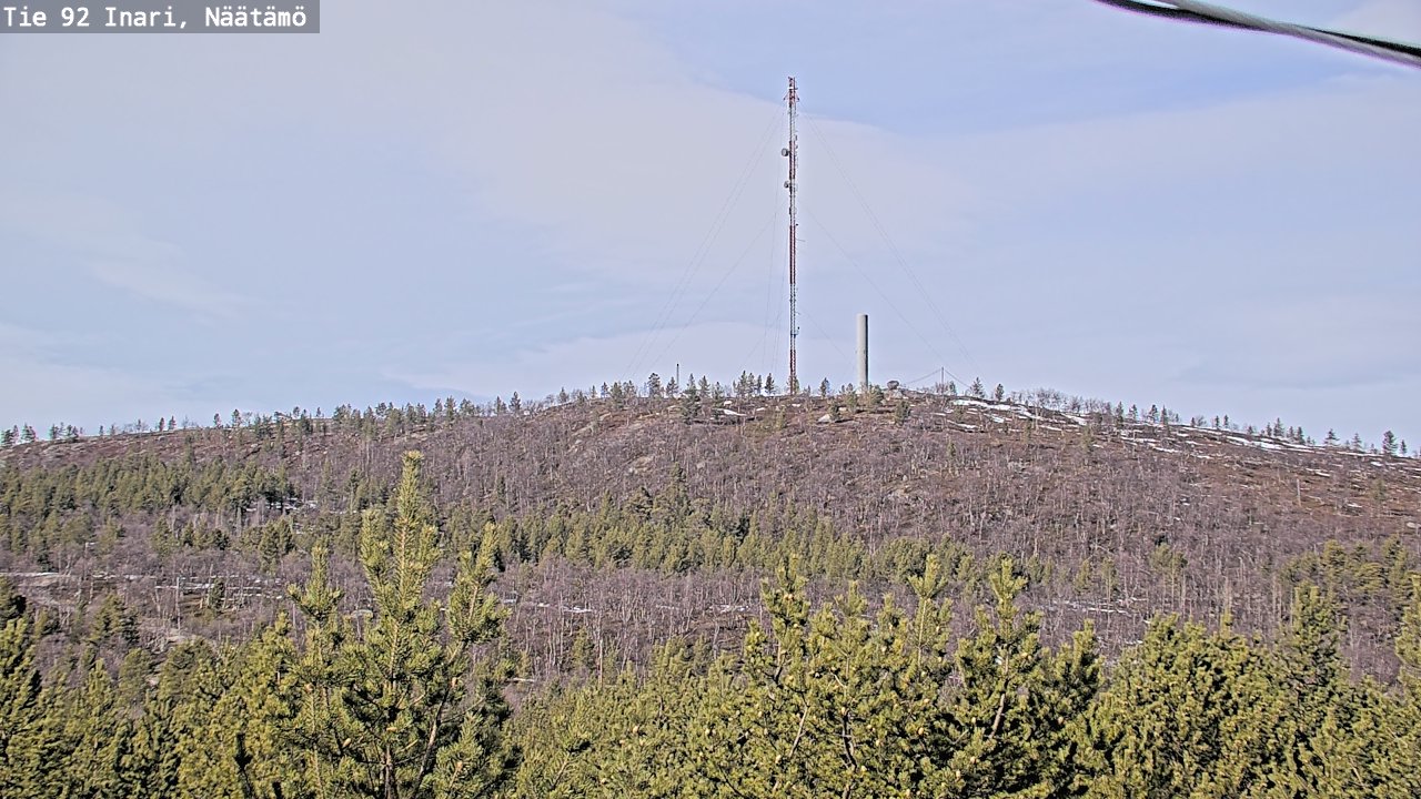 Kelikamerat Kuva Tie 92 Inari, Näätämö, Inari, Lappi