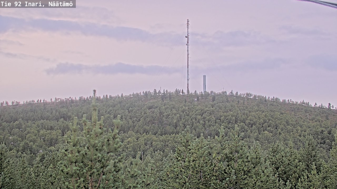 Kelikamerat Kuva Tie 92 Inari, Näätämö, Inari, Lappi