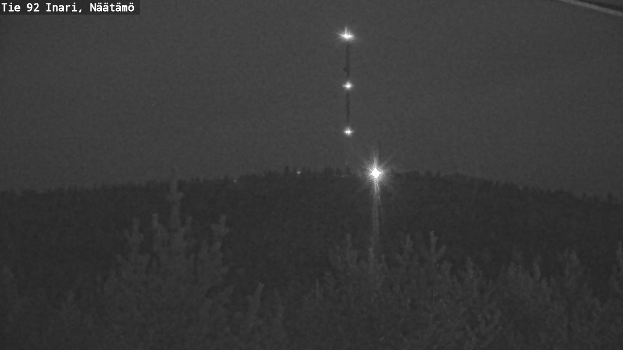 Kelikamerat Kuva Tie 92 Inari, Näätämö, Inari, Lappi
