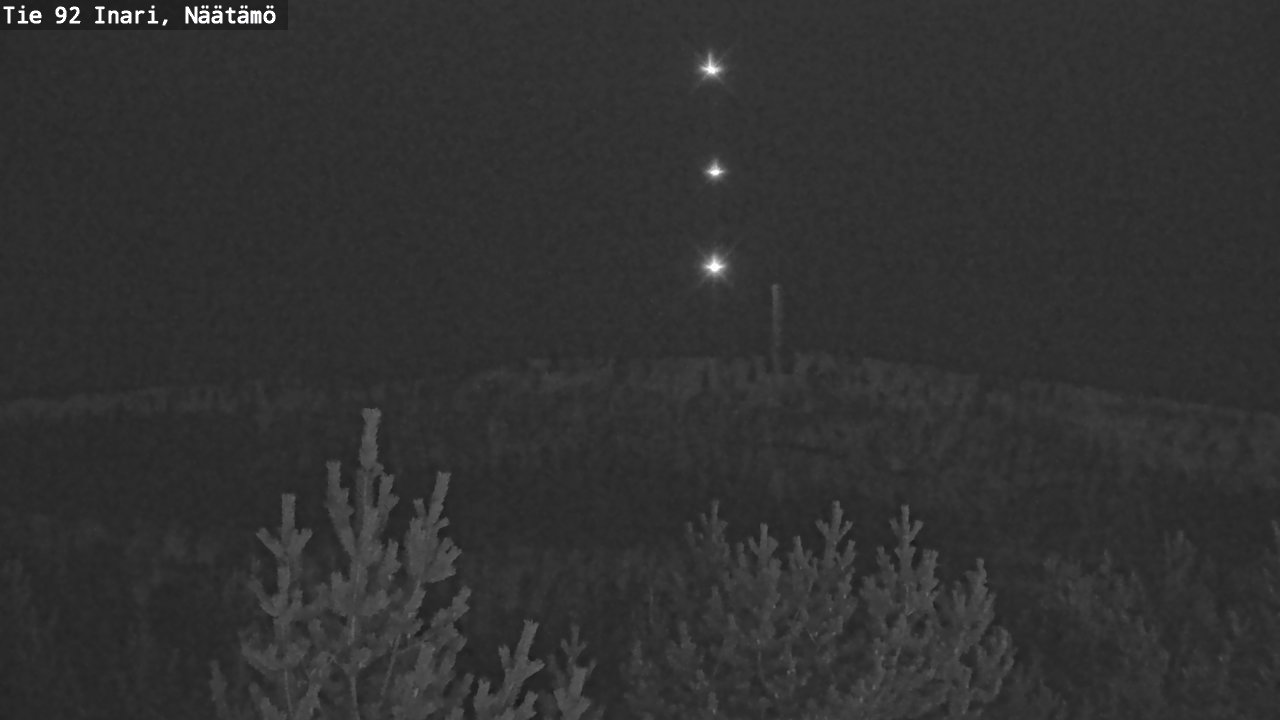 Kelikamerat Kuva Tie 92 Inari, Näätämö, Inari, Lappi