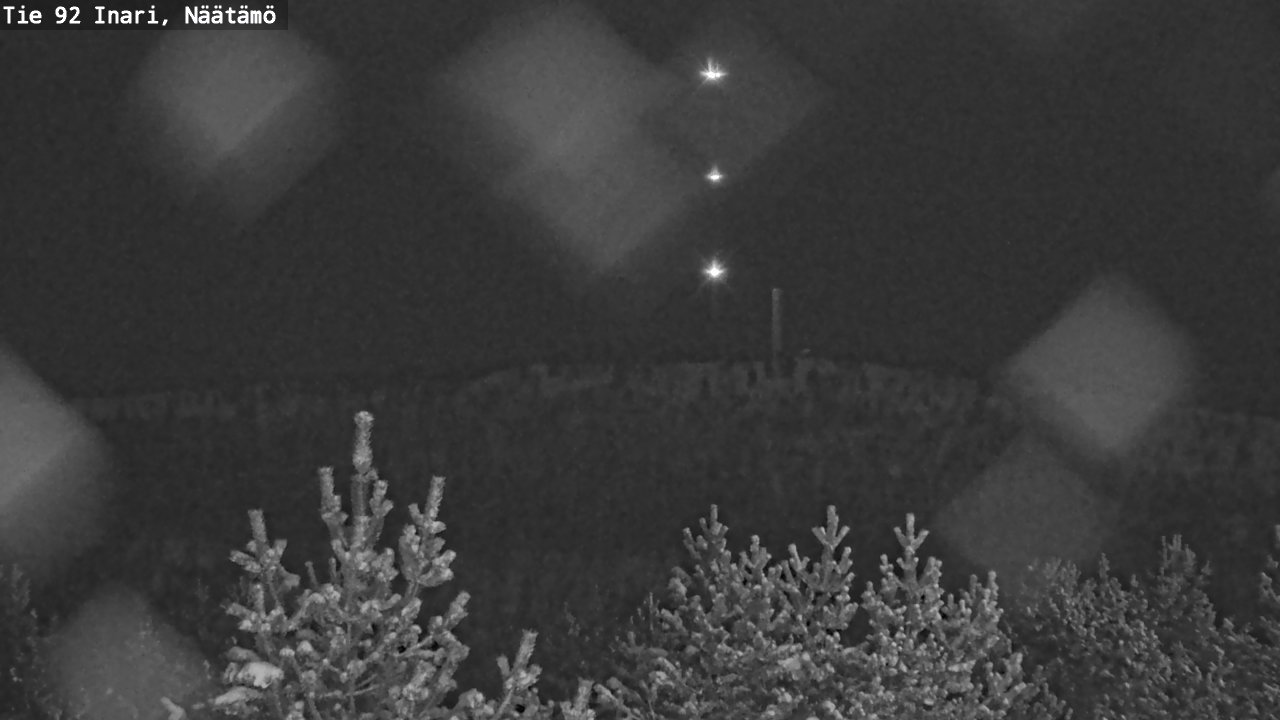 Weather Camera Image Road 92 Inari, Näätämö, Inari, Lappi